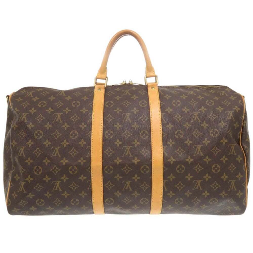 LOUIS VUITTON Authentic Brown Monogram Boston Bag - Picture 2 of 10